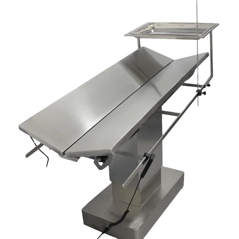 VET Veterinary Clinic Animal Hospital Pet V-shaped Electric Operating Table Steel Structure 1 Year Warranty for Dogs and Cats