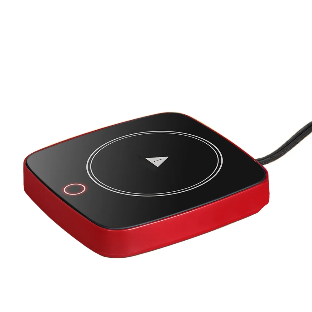 Heated Coffee Coaster Featuring Waterproof Design and 3 Adjustable Heat Settings With Safety Auto Shutdown Function