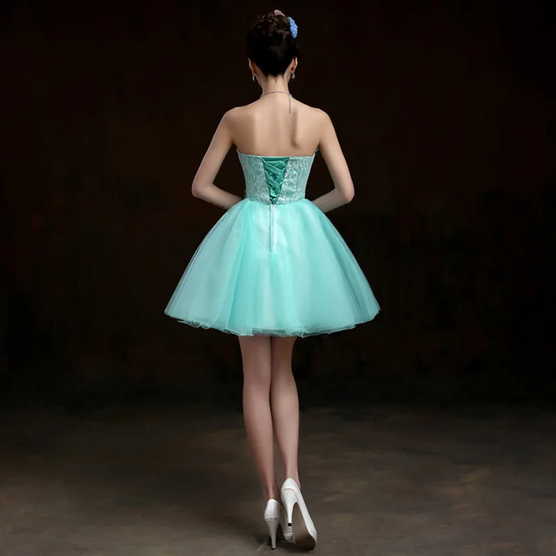 Vestidos De Quinceañera De encaje con apliques exquisitos, Vestido De baile elegante De escenario sin tirantes, Vestido corto De fiesta De graduación sin mangas, 15