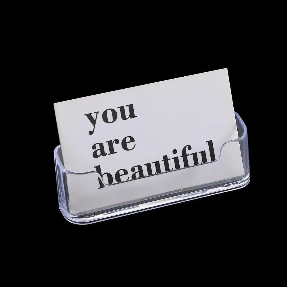 Desk Shelf Box Display shelf Memo Clip Holder Desk Business Holders Card Display Stand Desktop Storage Box Business Card Holder