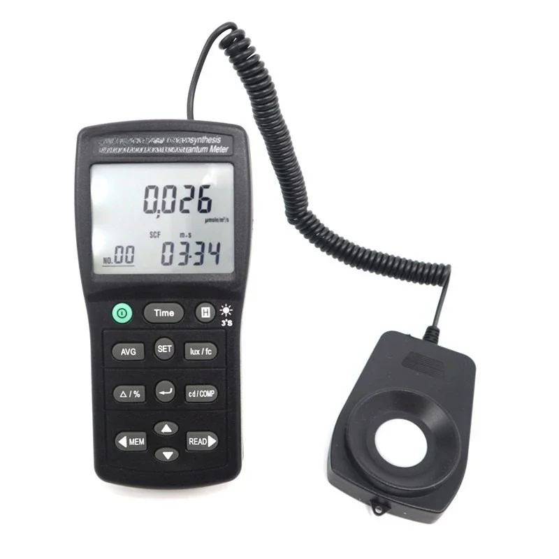 TES-1339P Photosynthesis Recording Optical Quantum Density Meter PPFD/DLI