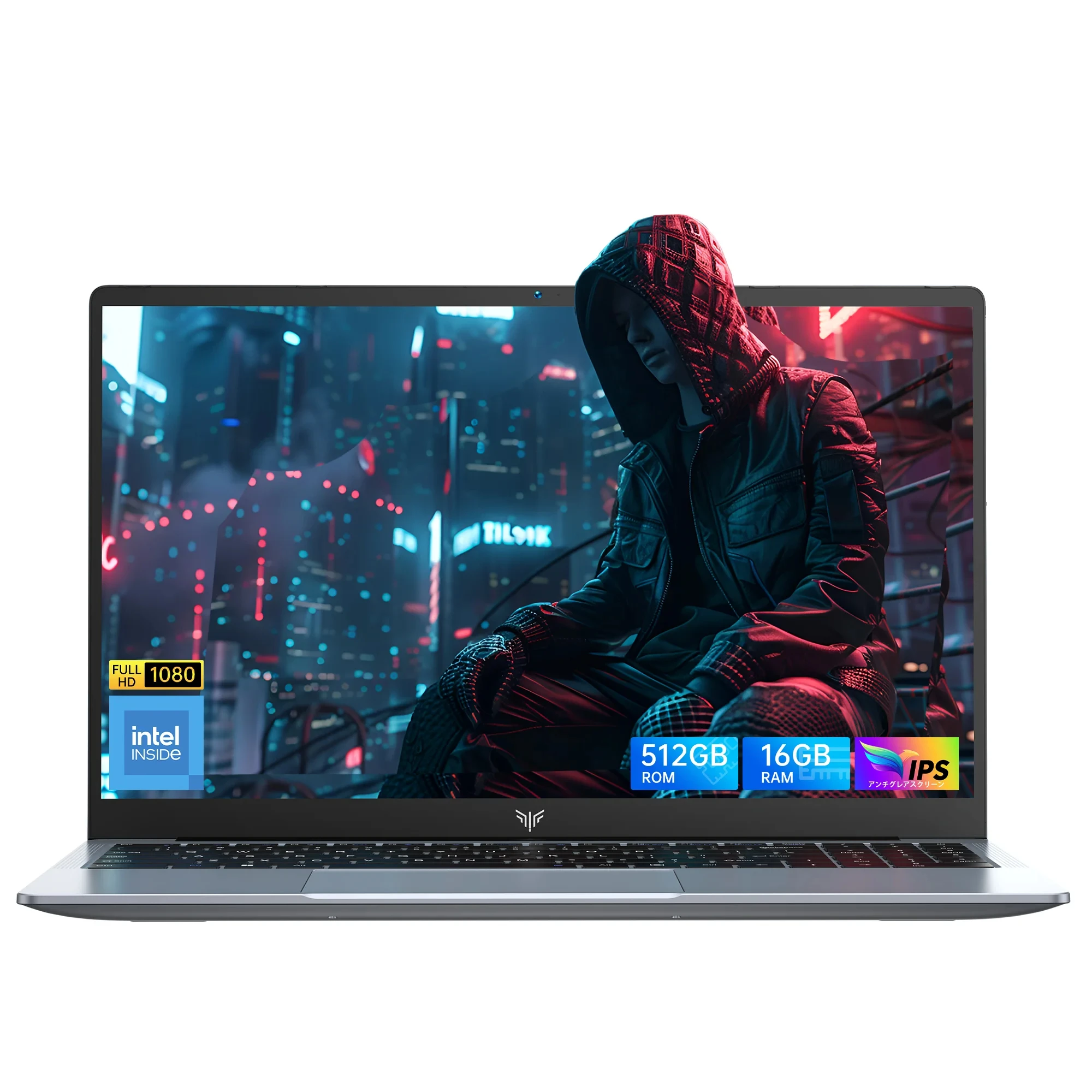 ACEMAGIC 15.6" 울트라 슬림 노트북 16GB RAM 512GB SSD Intel N97 노트북 게이머 1920*1080 디스플레이 사무실 연구 컴퓨터 Windows 11