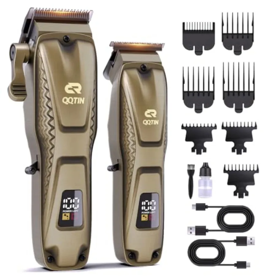

Hair Clippers for Men Professional, Cordless Clippers and Trimmers Set for Hair Cutting, 8500RPM Rechargable Electric Hair Trim