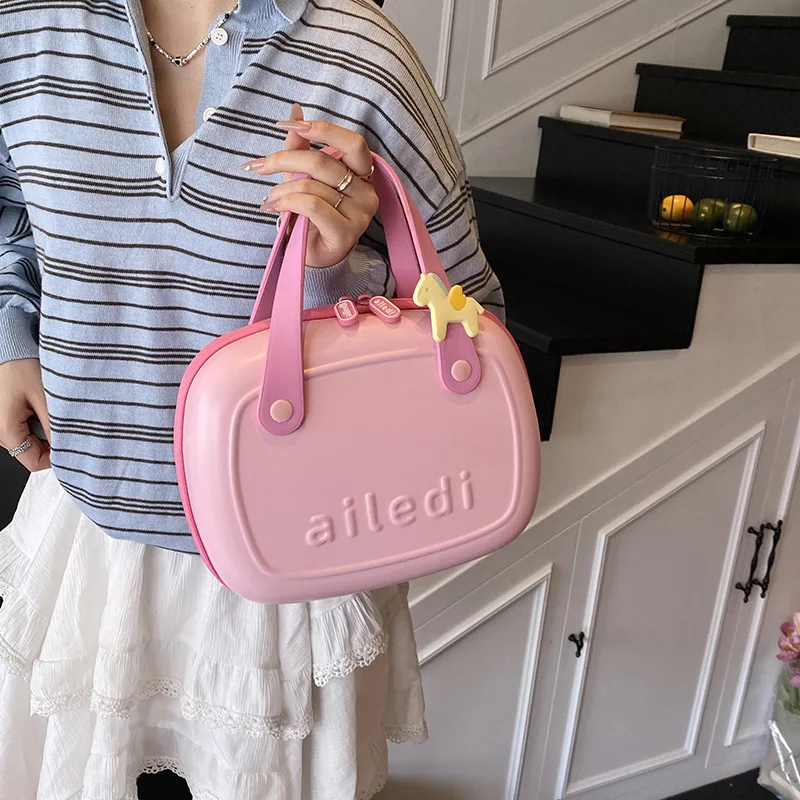 

2025 New Women's Toiletry Bag - Colorful Candy Style, Waterproof & Lightweight, Portable Travel Makeup Bag with Handle