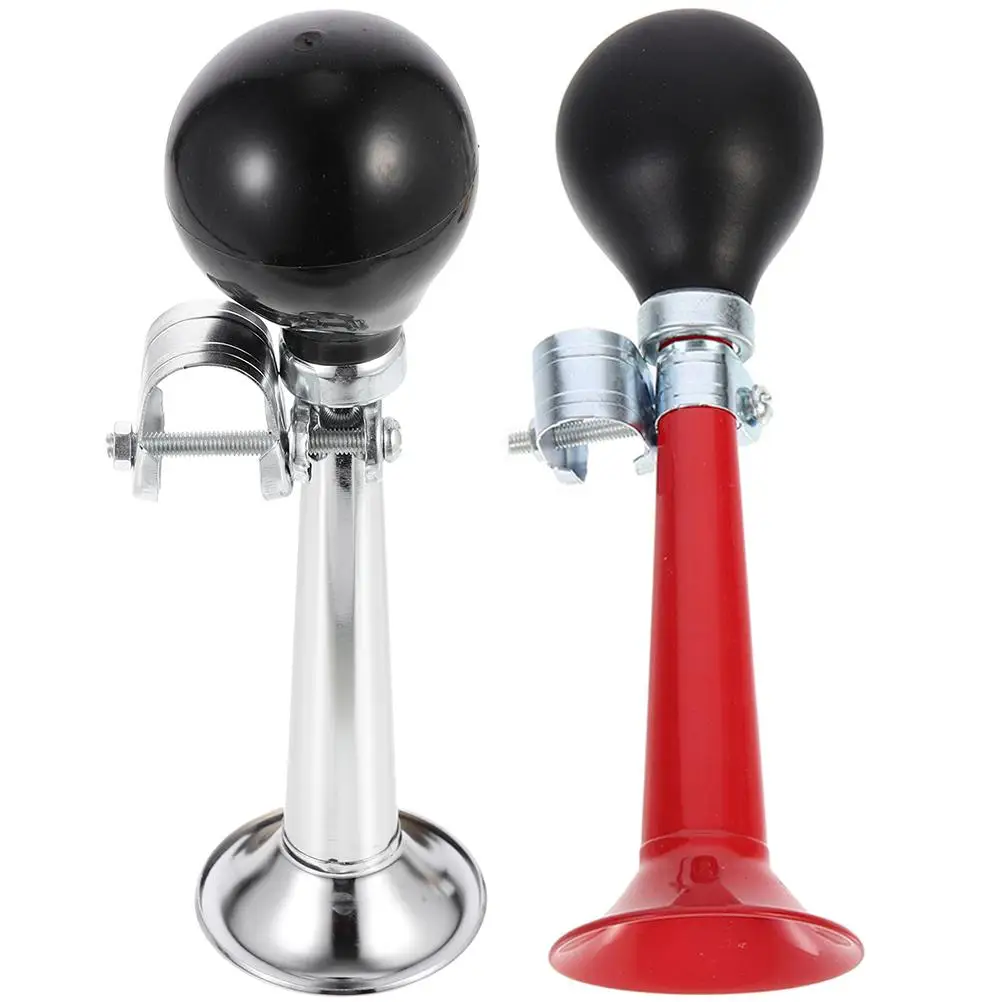 

2 Pcs Bells Bicycle Horns Loud Portable Bike Bell Metal Air Bell Red Black Handlebar Durable Portable Cycling Accessory