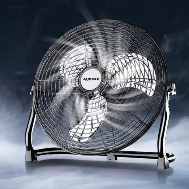 Floor Fan - Large Wind Volume, for Factory Industrial, High Power, Suitable for Home Desktop, Dormitory, Commercial