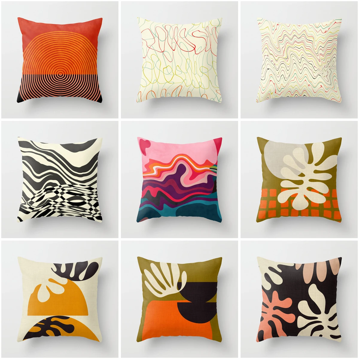 decorative Home pillow case Cushion covers 45*45 nordic 40*40 40x40cm 50x50 Irregular Living Room Boho Abstract Geometric 60x60