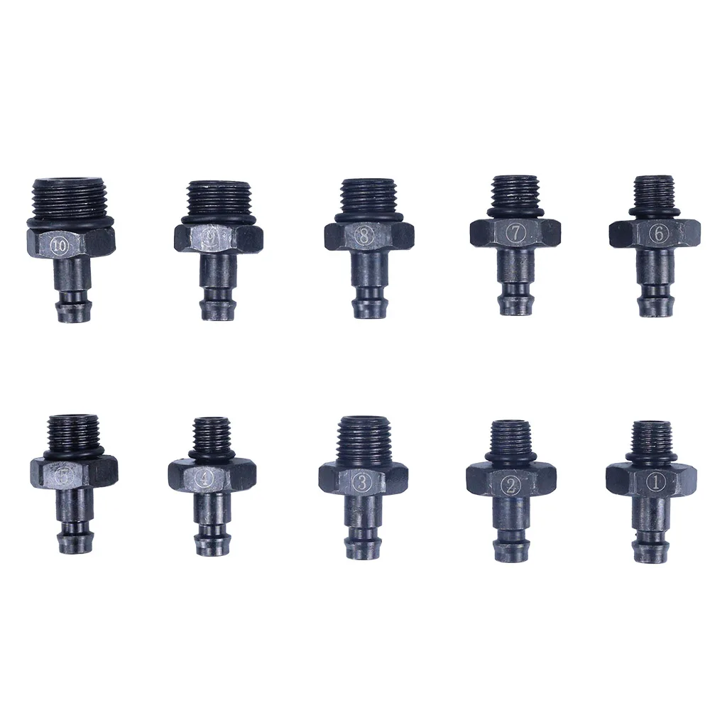 Öldruckprüfgerät-Set, 0–140 psi, professionelles Öldruckmessgerät-Werkzeug für Motordiagnose-Tests, Schlauchadapter und Tragetasche – Detail 5