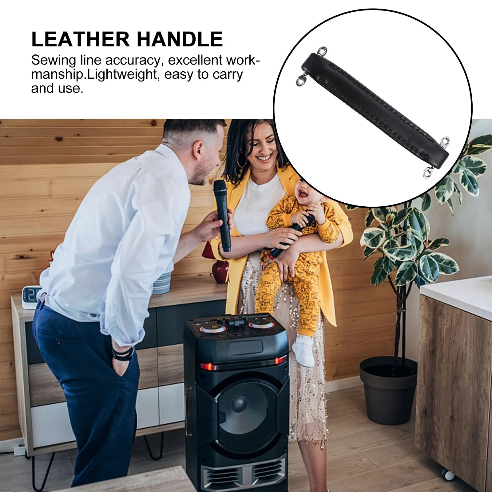 

Vintage Style Guitar Amplifier Amp Speaker Handle For Audio Instrument Parts Durable Reinforced Lightweight Easy Carry