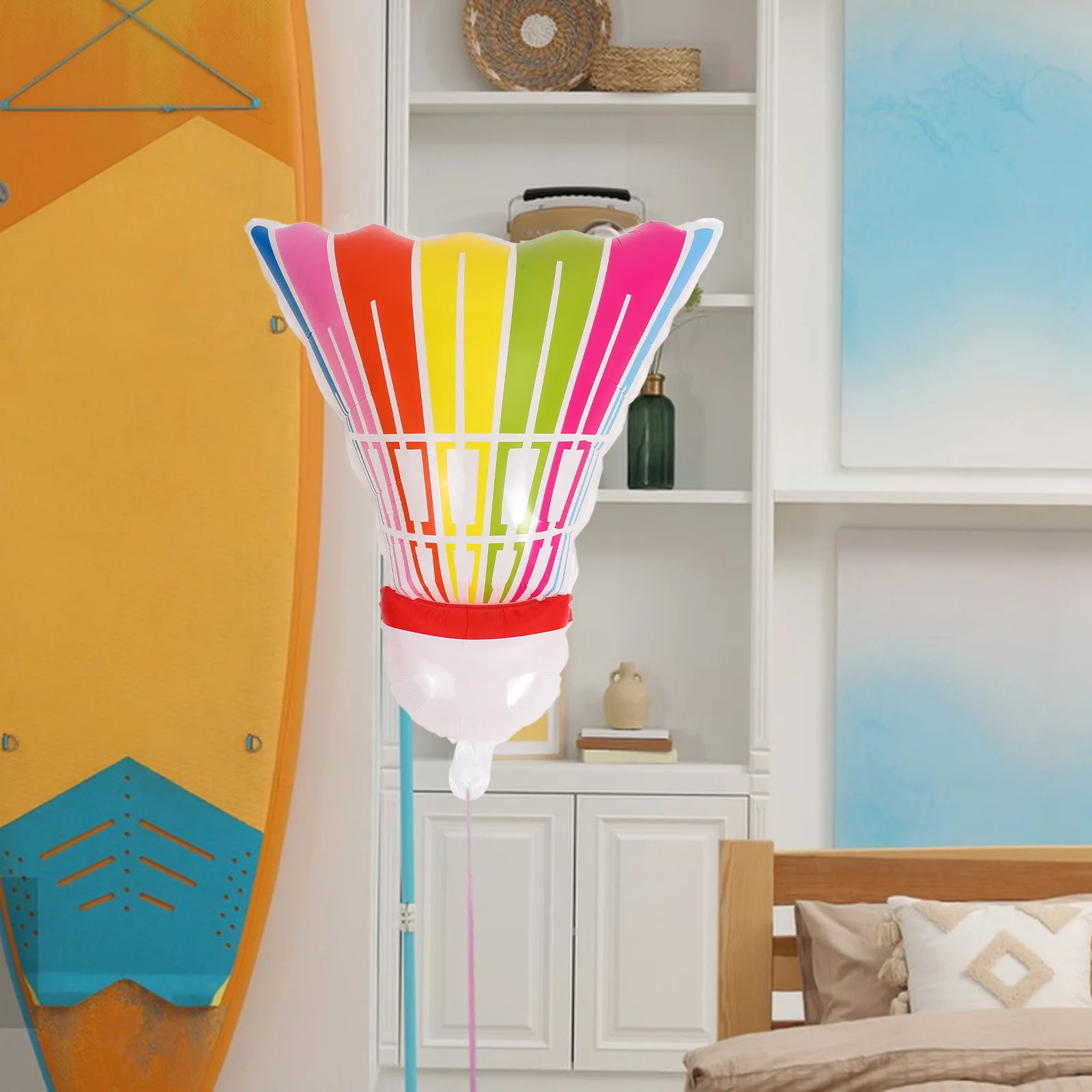 

4Pcs Stylish Badminton Balloons Versatile Indoor Outdoor Party Supplies Birthday Festival Decorations Badminton Balloon