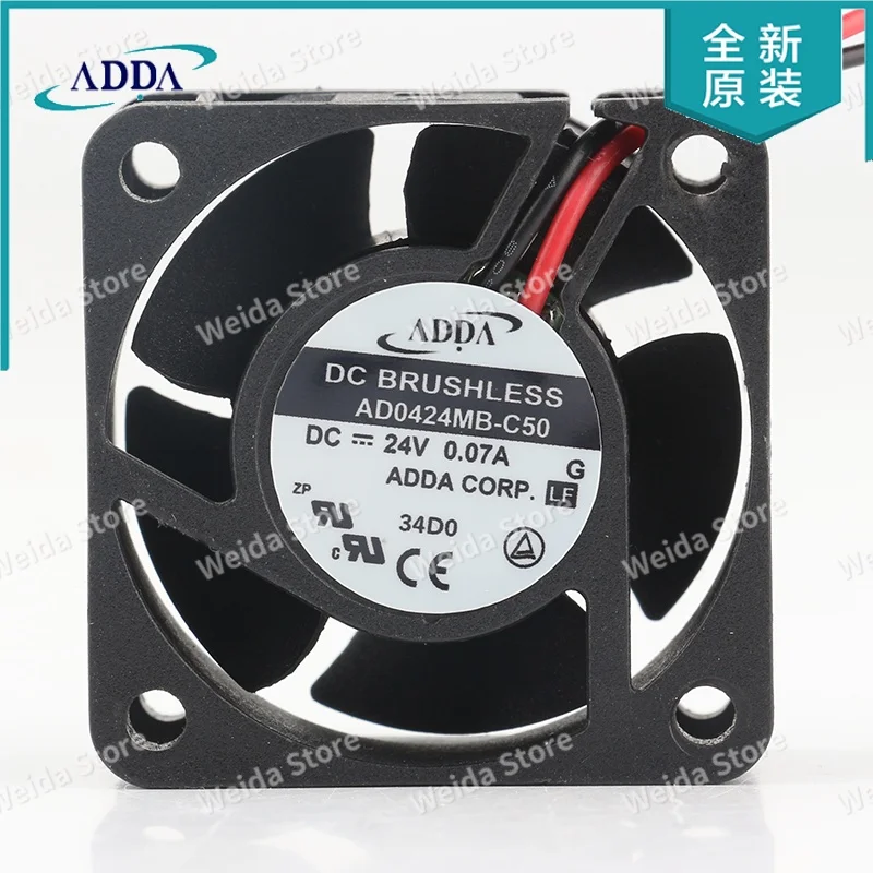 

ADDA AD0424MB-C50 4020 4CM 24V 0.07A Frequency Converter Server Cooling Fan