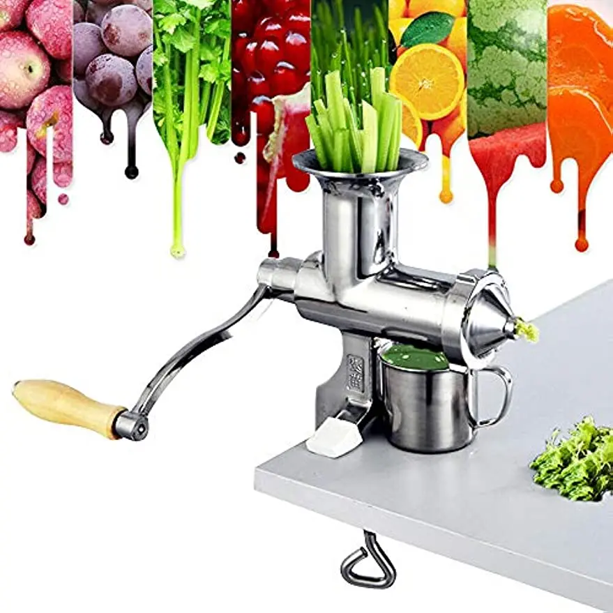 Juicer Extract Manual Stainless Steel Suitable For Berries And Various Fruit And Vegetable Varieties