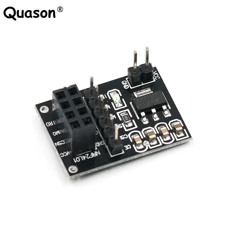 5pcs NRF24L01 Wireless adapter Module 3.3V New Socket Adapter plate Board For 8Pin For arduino Robot Car 24L01 Wireless Module