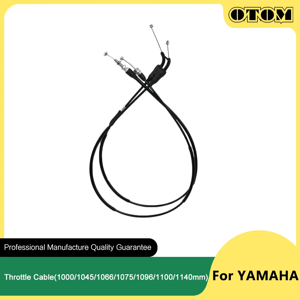 Motorcycle Throttle Cable Accelerator Oil Line 1000mm 1045mm 1066mm 1075mm 1096mm 1100mm 1140mm For YAMAHA YZ250F YZ450F WR250F