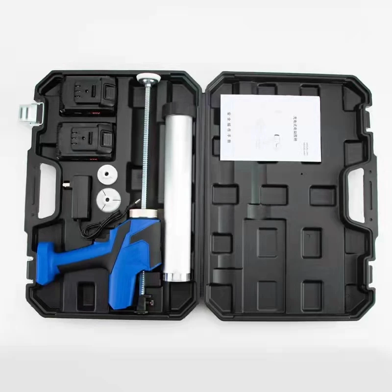 Factory New 21V Battery Electric Power Caulking Gun 600ml Glue Cartridge Cordless Industrial Grade Tool