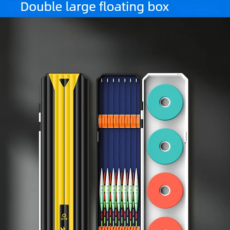 Fishing Float Hard Case Oversized Waterproof Crush Proof Impact Resistant Large Capacity Storage Box for Tackle Anglers 찌 케이스