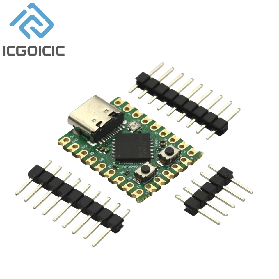 RP2040-Zero RP2040 for Raspberry Pi Microcontroller PICO Development Board Module Dual-core Cortex M0+ Processor 2MB Flash
