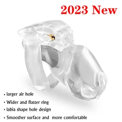 2023 New V4 Male Resin Chastity Device,Cock Cage With 4 Sizes Penis Ring,Cock Ring,Adult Game,Chastity Belt Sex Toys For Men 18+