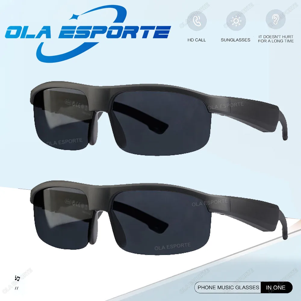 

Sunglasses Earphones Bluetooth 5.3 Outdoor Sport HiFi HD Call Eyeglasses Anti Blue Wireless Driving Music Headset Smart Glasses