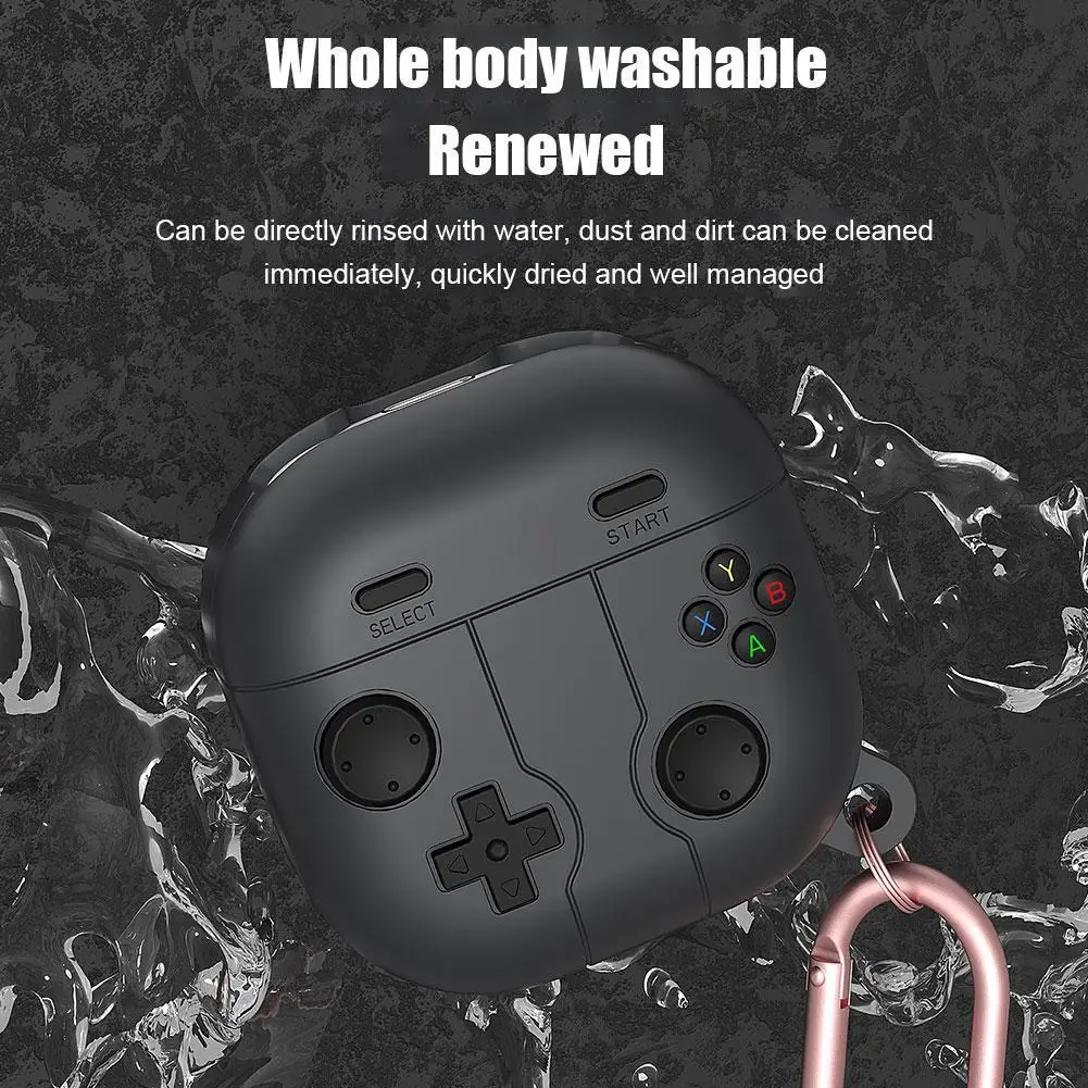 Защитный чехол для наушников с Bluetooth, подходит для Galaxy Buds2/FE, силиконовый чехол для наушников BudsLive