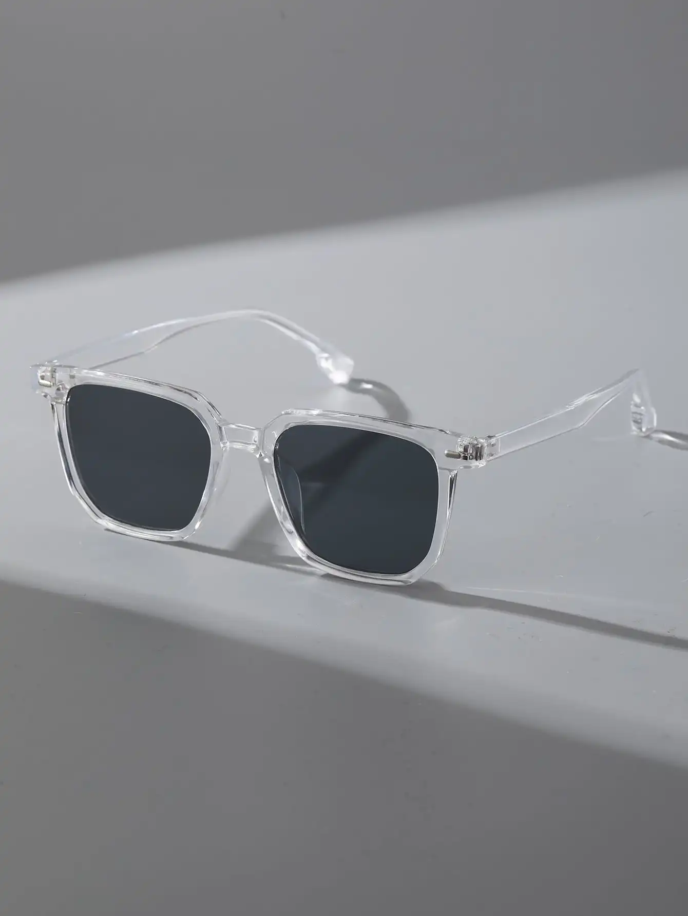 1/2/3PC Plastic Square Frame Classic Decorative Sunglasses Daily Travel Driving