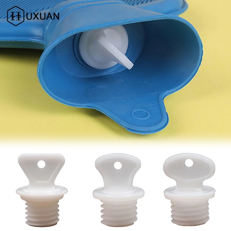 5/1pcs Hot Water Bag Stopper Multi Sizes Plastic Water Plug Hot Water Bottle Replacement Seal Stoppers Leakproof Durable