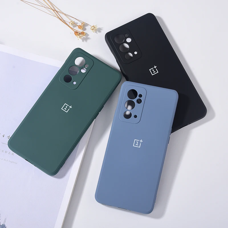 حافظة ناعمة من السيليكون السائل عالي الجودة لهاتف Oneplus 9RT بلون سادة من البولي يوريثان الحراري غطاء حماية كامل مضاد للصدمات لهاتف One Plus 1+ 9R