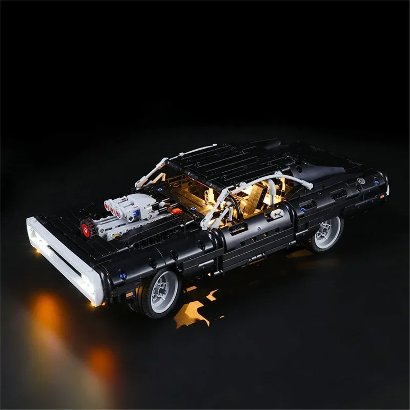 Technic Car Lighting Set For 42111 Dom's Dodge Charger Not Include Building Blocks (Only Led Light Kit)