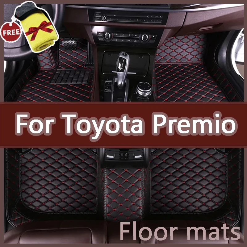 Car Floor Mats For Toyota Premio Allion T260 2007~2020 Waterproof Carpet Luxury Leather Mat Car Accessories Auto Rugs