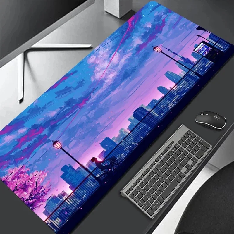 Moon Landspace Large Mouse Pad 100x50cm Big Computer Mousepads Gaming Mousepad Big Keyboard Mat Gamer Mouse Pads Desk Mats image 3