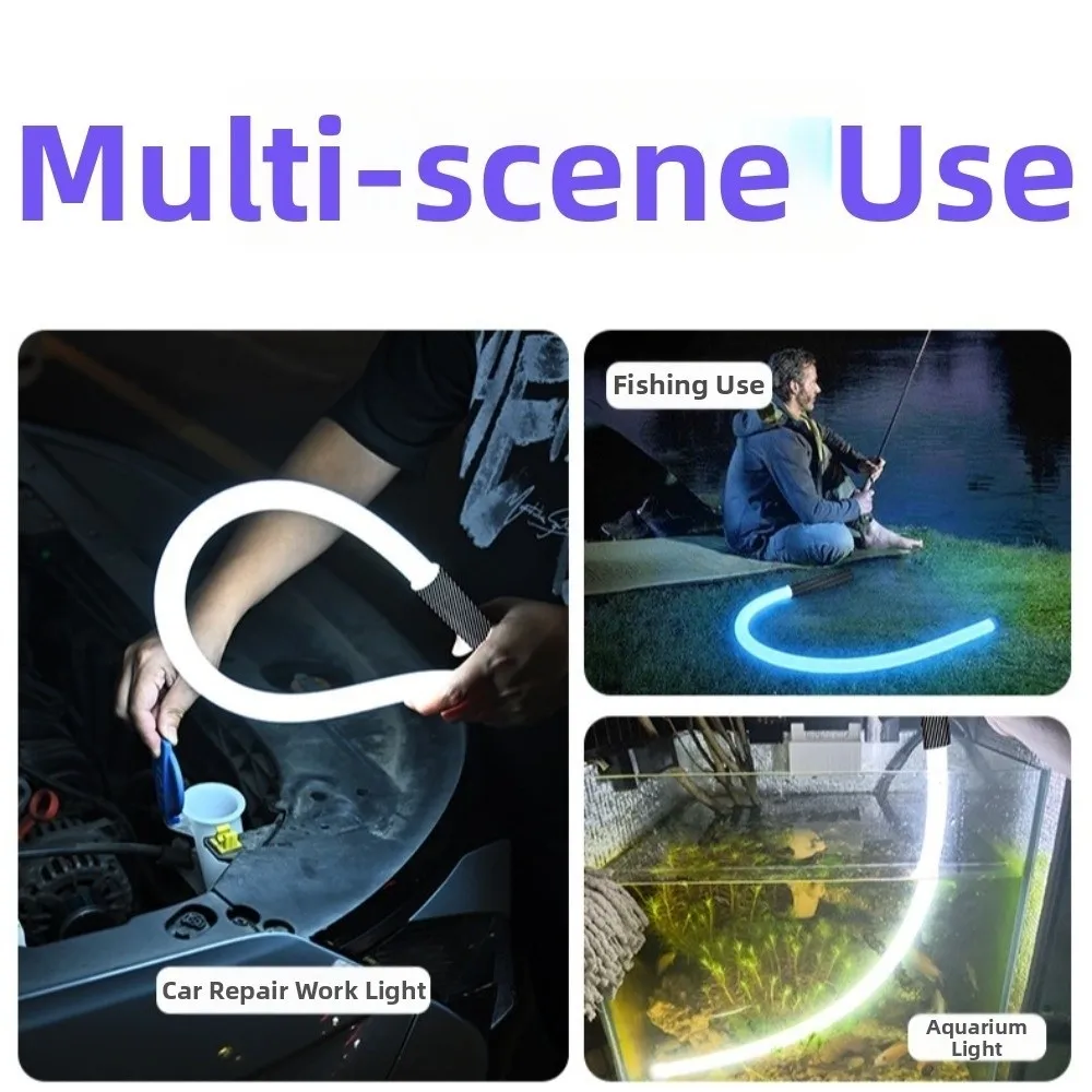 High Lumens LED Flashlight Stick 3 Modes Waterproof Bendable LED Light Long Battery Life Portable LED Work Lights Party Concert