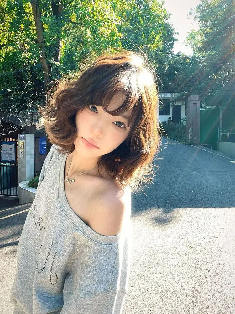 Tawaaiw grijze truien damessweatshirts off-shoulder lange mouw Koreaanse mode jaren 2000 kleding Y2k casual hoodie herfst tops