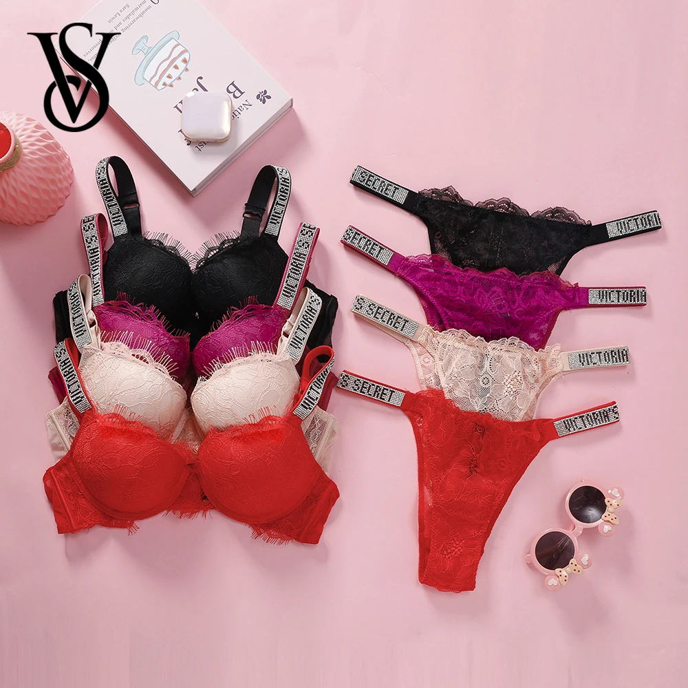 Cotton Bra Everyday - Комплект женского сексуального белья Victoria Secret