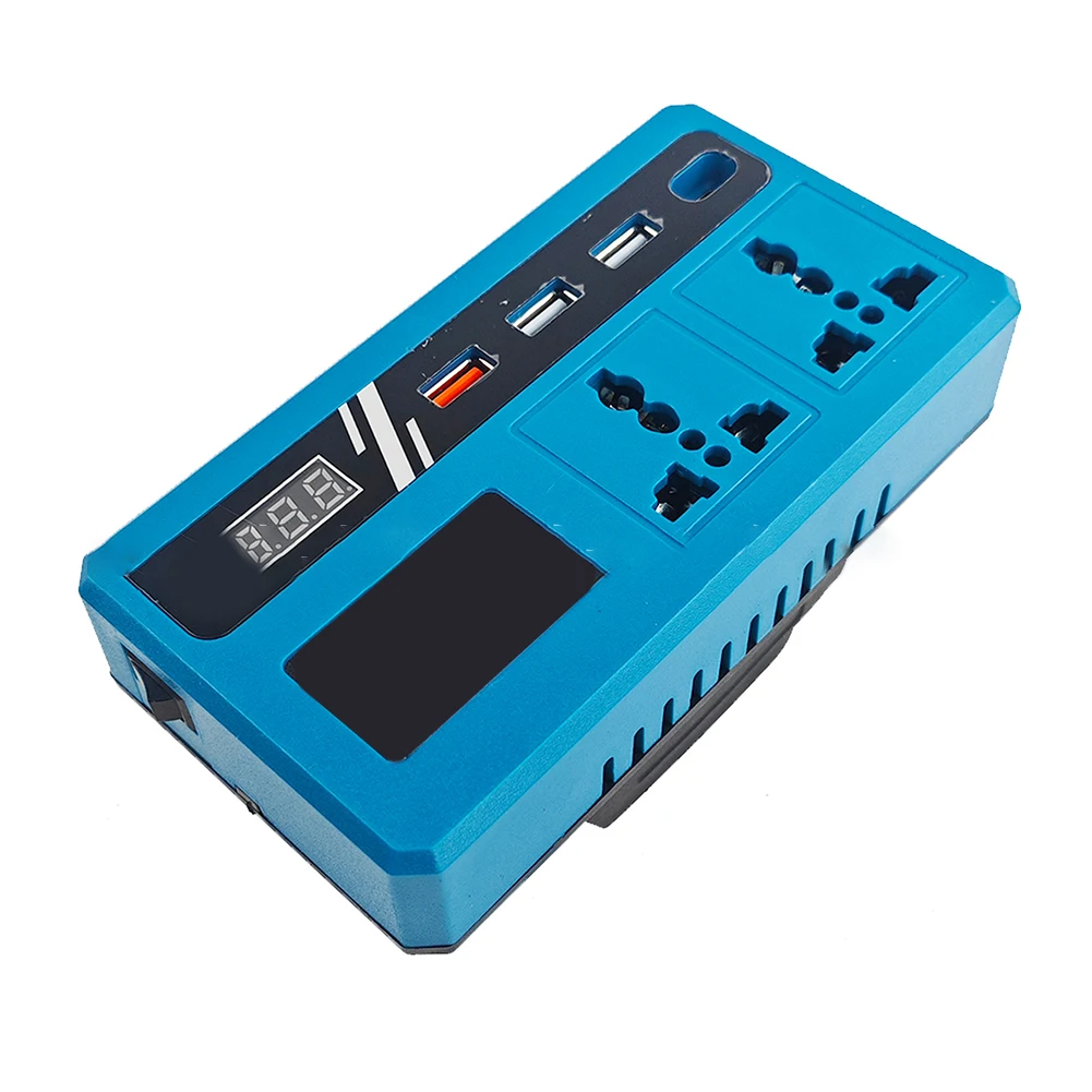 DC To AC 220V Portable Power Inverter, Smart Battery Converter For Car Use And Outdoor Adventures, Lightweight And Compact
