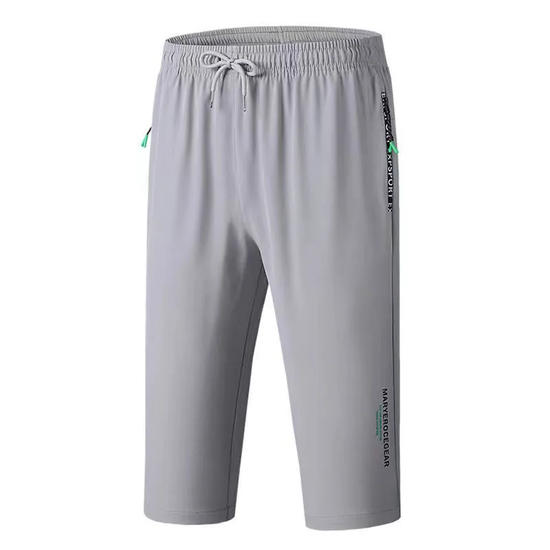 

Шорты мужские из вискозы быстросохнущие, повседневные модные спортивные штаны для бега и фитнеса, с надписью, дышащая одежда, лето