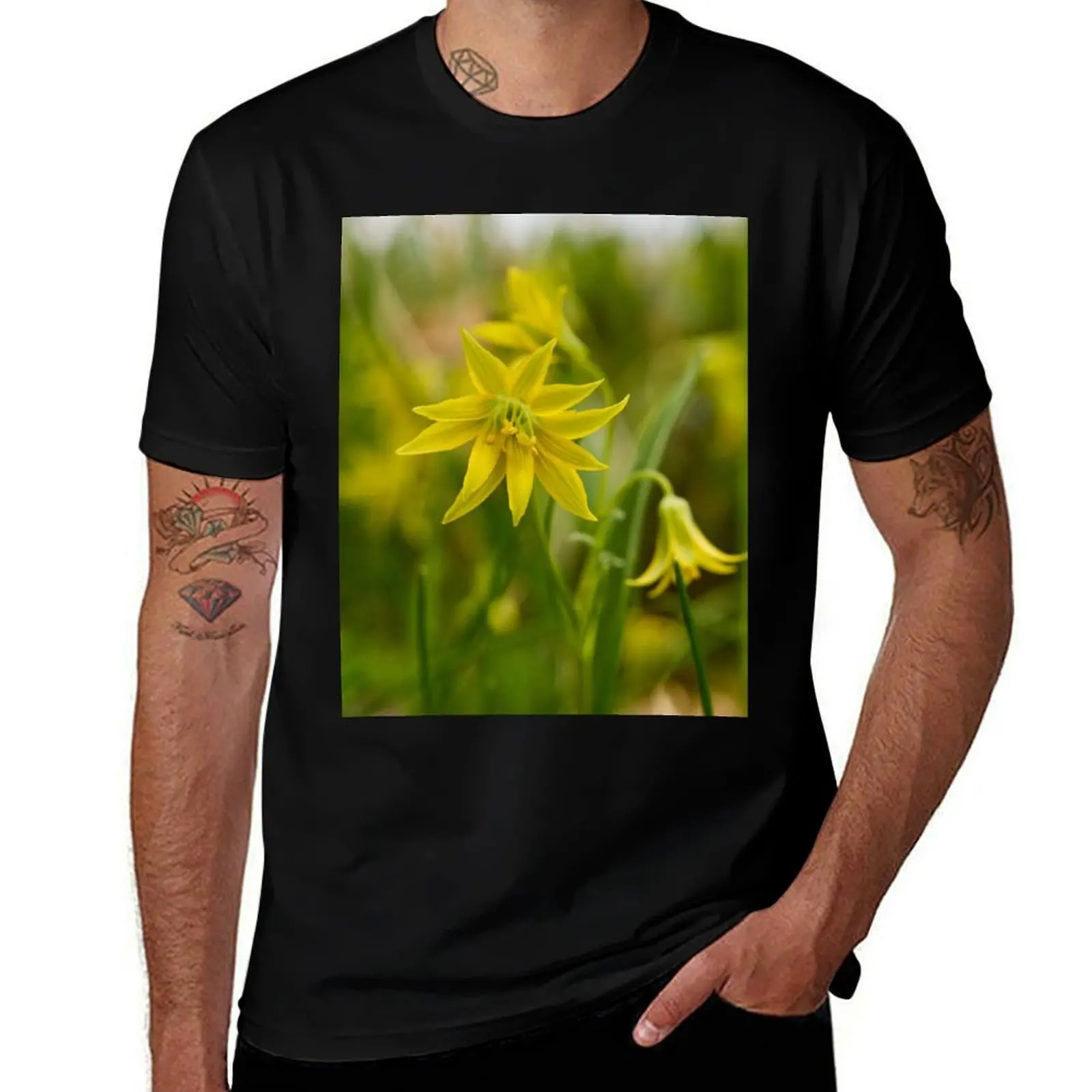 

Spring yellows. Least Gagea T-Shirt valentines boutique clothes anime t shirts Short sleeve tee Clothing Men's t shirts
