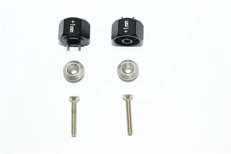 GPM aluminium zeskantadapter (+1 mm) voor TAMIYA 1/8 T3-01 Dancing Rider B8