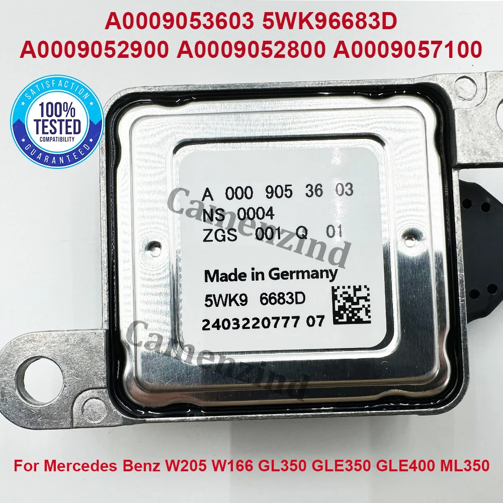 

Nox Sensor A0009053603 5WK96683D For Mercedes C Class W205 W166 GL350 GLE350 GLE400 ML350 A0009052800 A0009052900 A0009057100