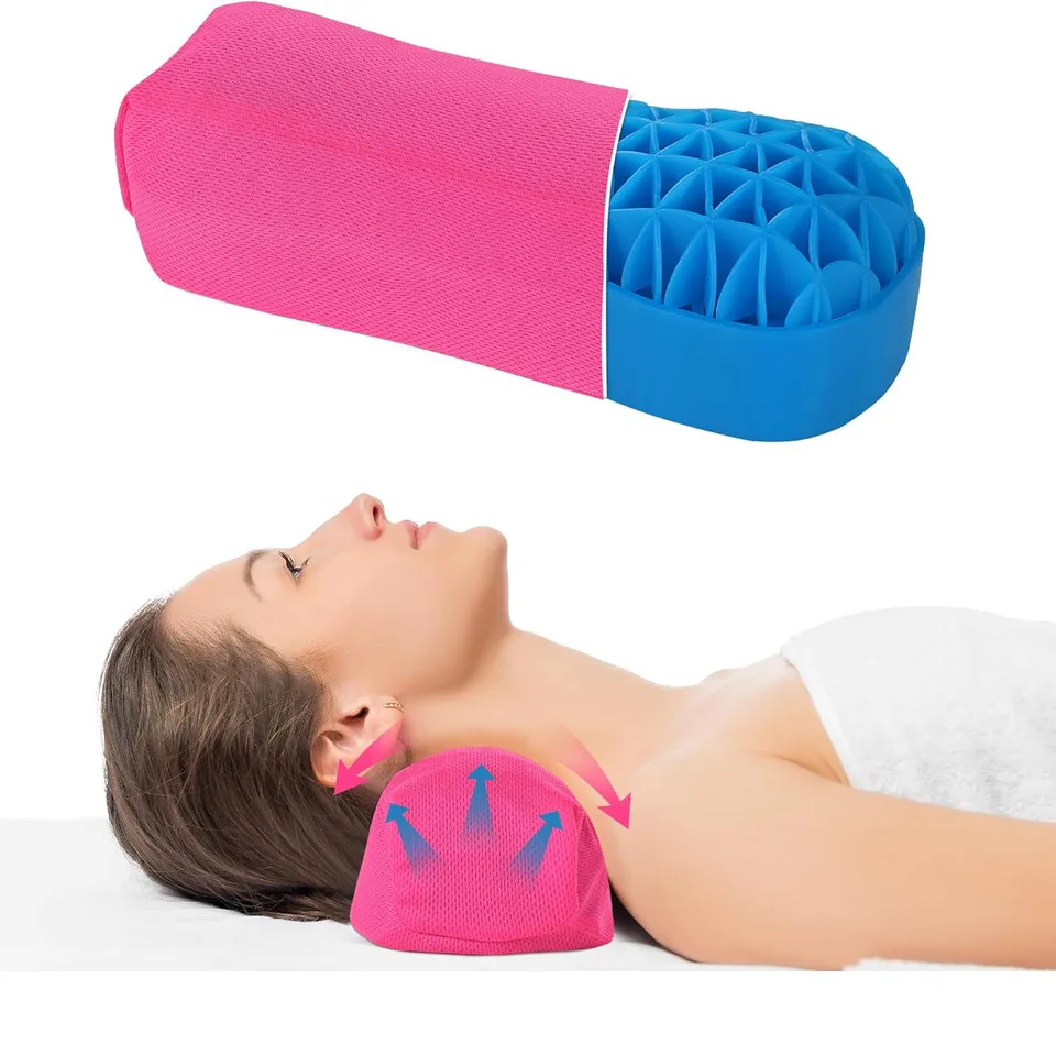 

Охлаждающая силиконовая подушка с гелевым наполнителем TPE, дышащая, мягкая, для офиса, с эффектом охлаждения, для снятия боли в шее и плечах, для дома