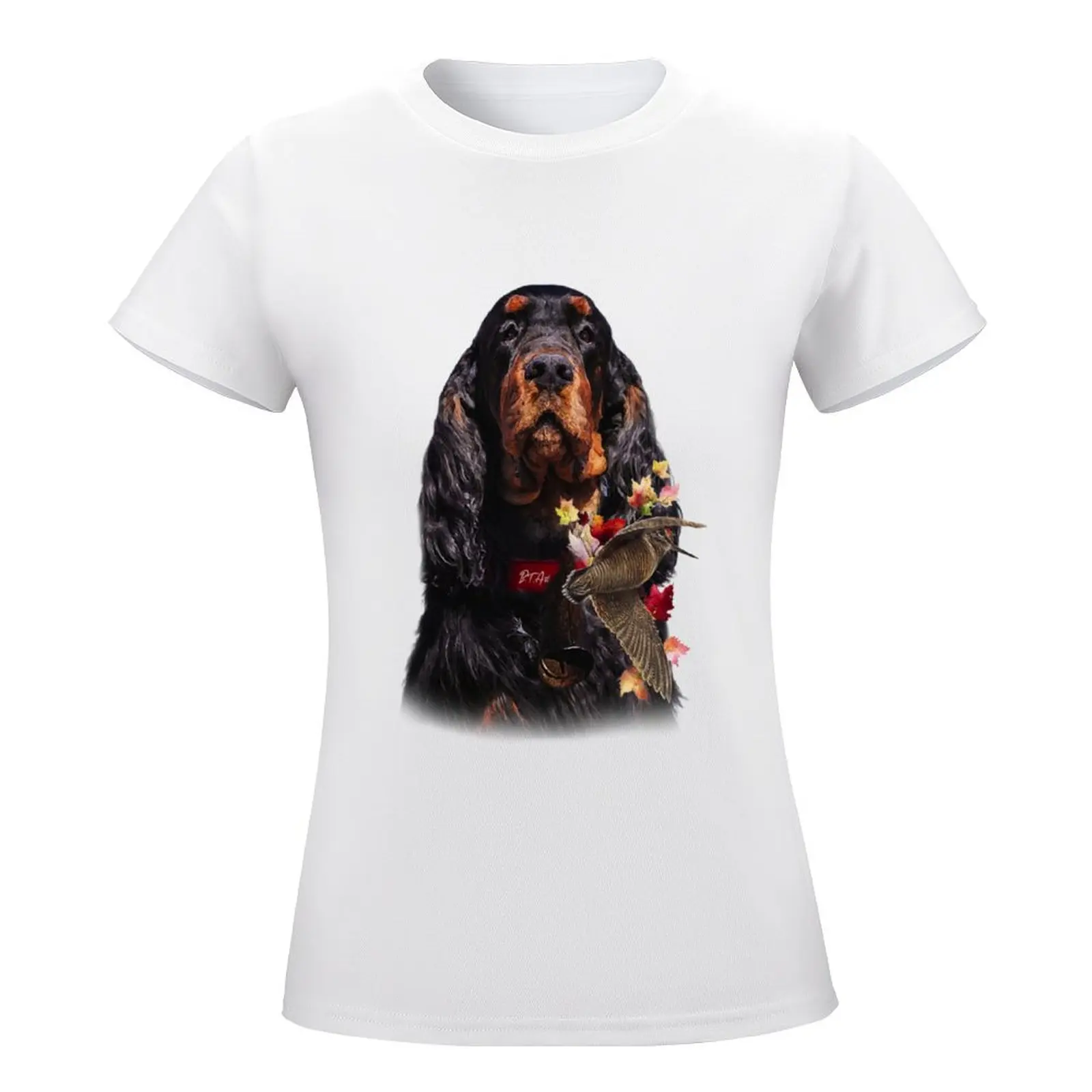 Gordon Setter , Getting Started Woodcock Hunting T-shirt summer top funny cute t-shirts for Women