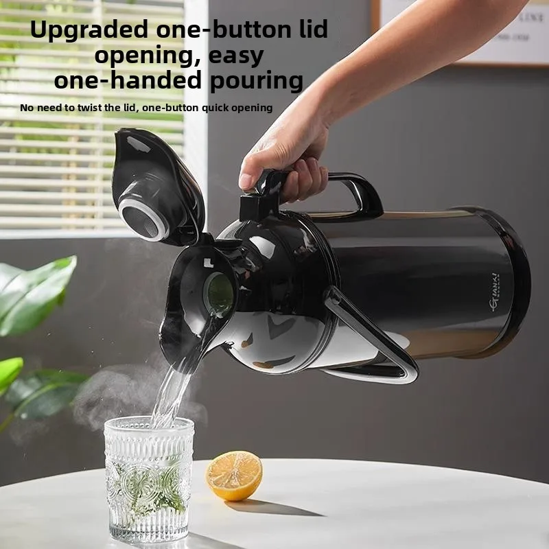 

Large Capacity Stainless Steel Hot Water Bottle Home Use Insulated Water Pot Boiling Water Bottle Dormitory Warm Water Bottle