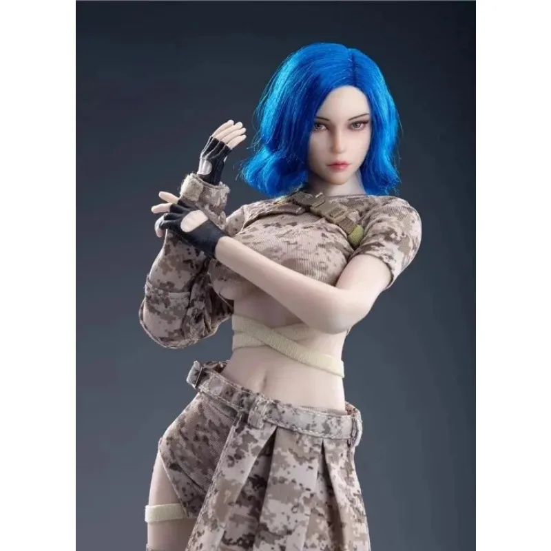 Fire Girl FG070 FG091 1/6 Armed Camouflage Combat Suit Military Seamless Tights Suit Female Clothes Model for 12'' TBL S10D Body