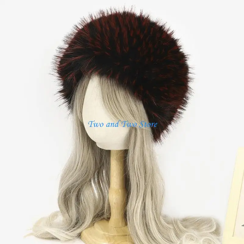 

HX6F Windproof Fleece Lined Cap With Ear Protections Soft Furry Fleece Texture Outdoor Winter Hat For Enthusiasts