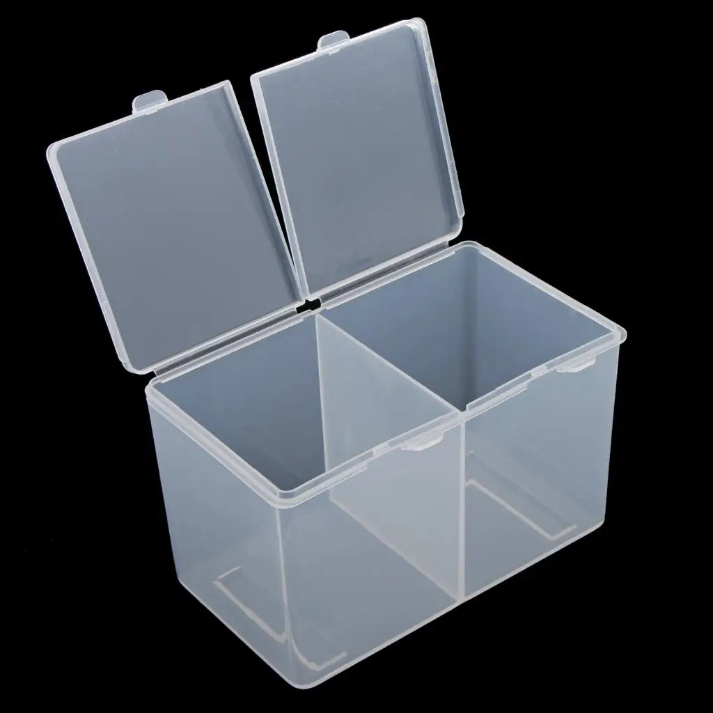 Plastic Storage Cotton Ball Swab Pad Organizer Holder Container Makeup Box