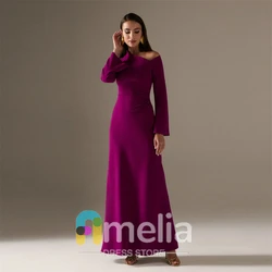 Amelia-vestidos de fiesta de boda para mujer, vestidos largos de noche con hombros descubiertos para ocasiones especiales, vestidos formales para Dubái 2024