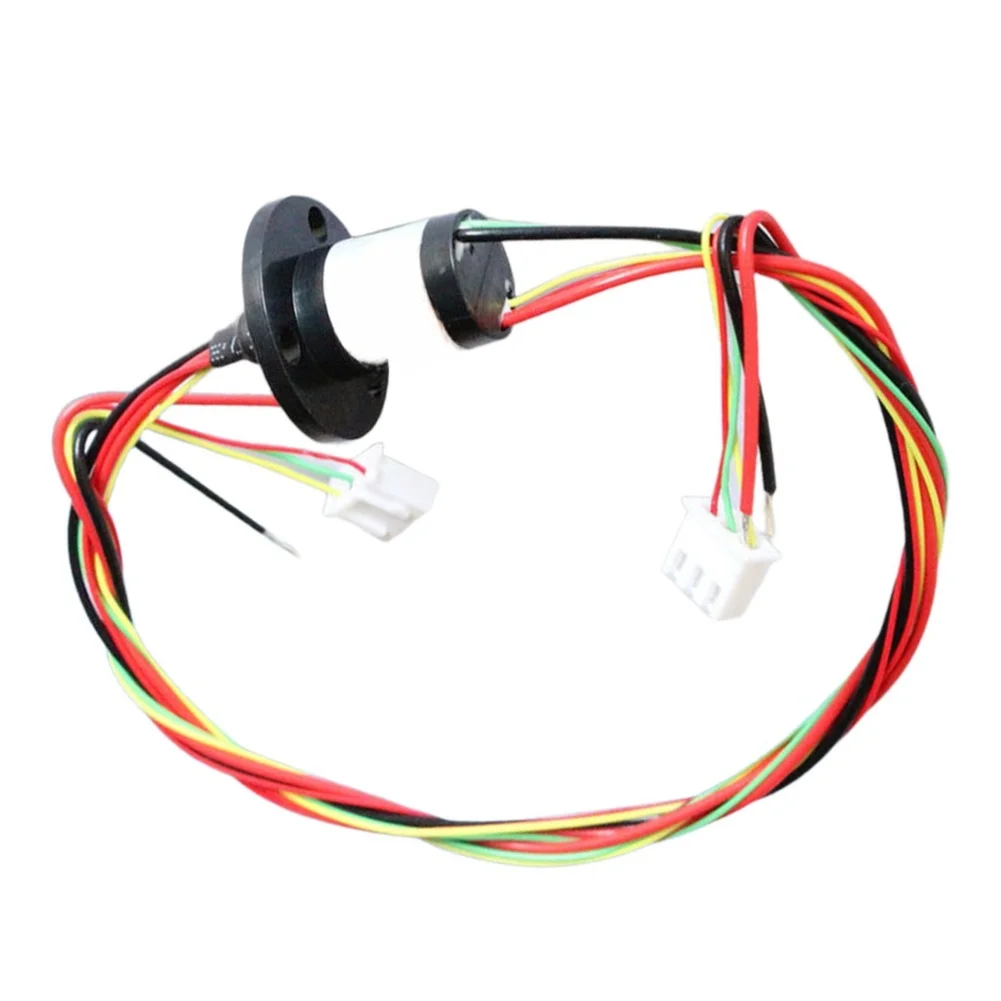 22mm Dual Channel Slip Ring Rated for 2A and 5A Load Capacity Used in For Gimbal Rotation and For Ferris Wheel Installations