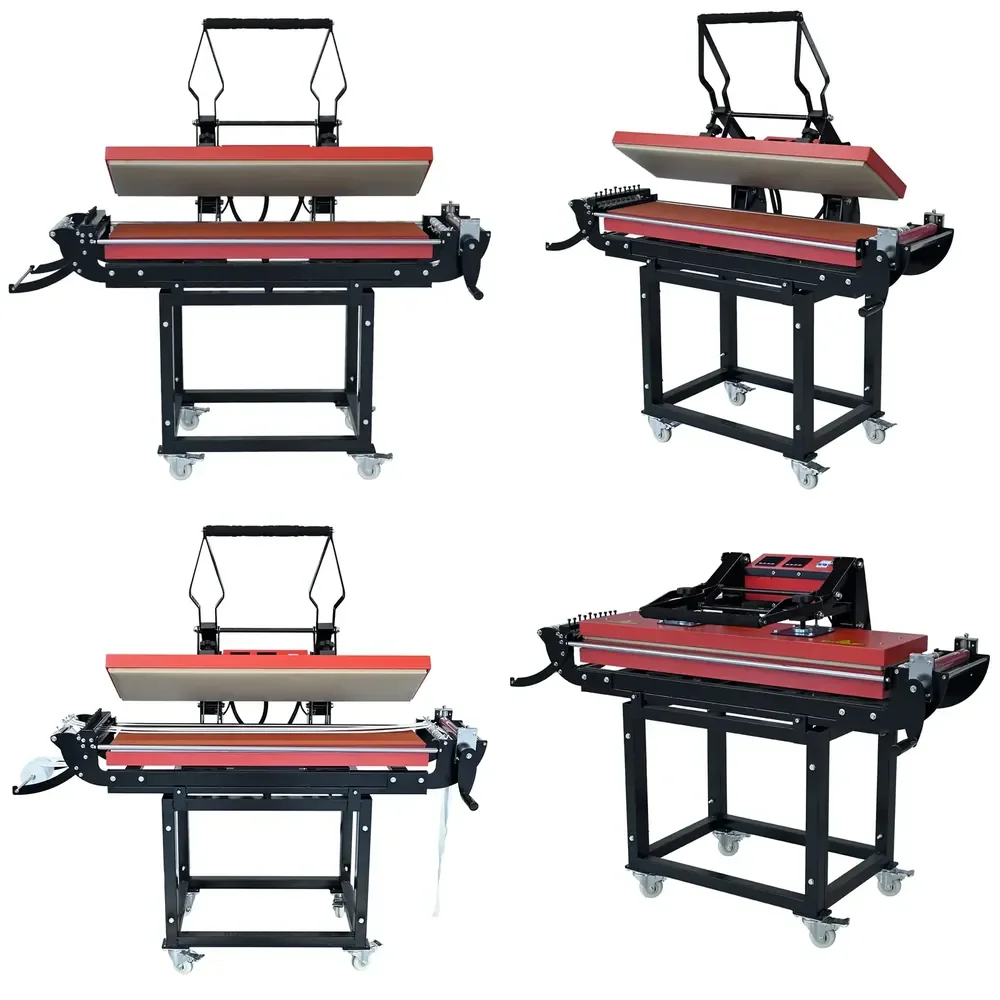 

Xingyan 25*100cm Double Heating Ribbon Transfer Machine Semi-Automatic Polyester Lanyard Heat Press Printer Promotional