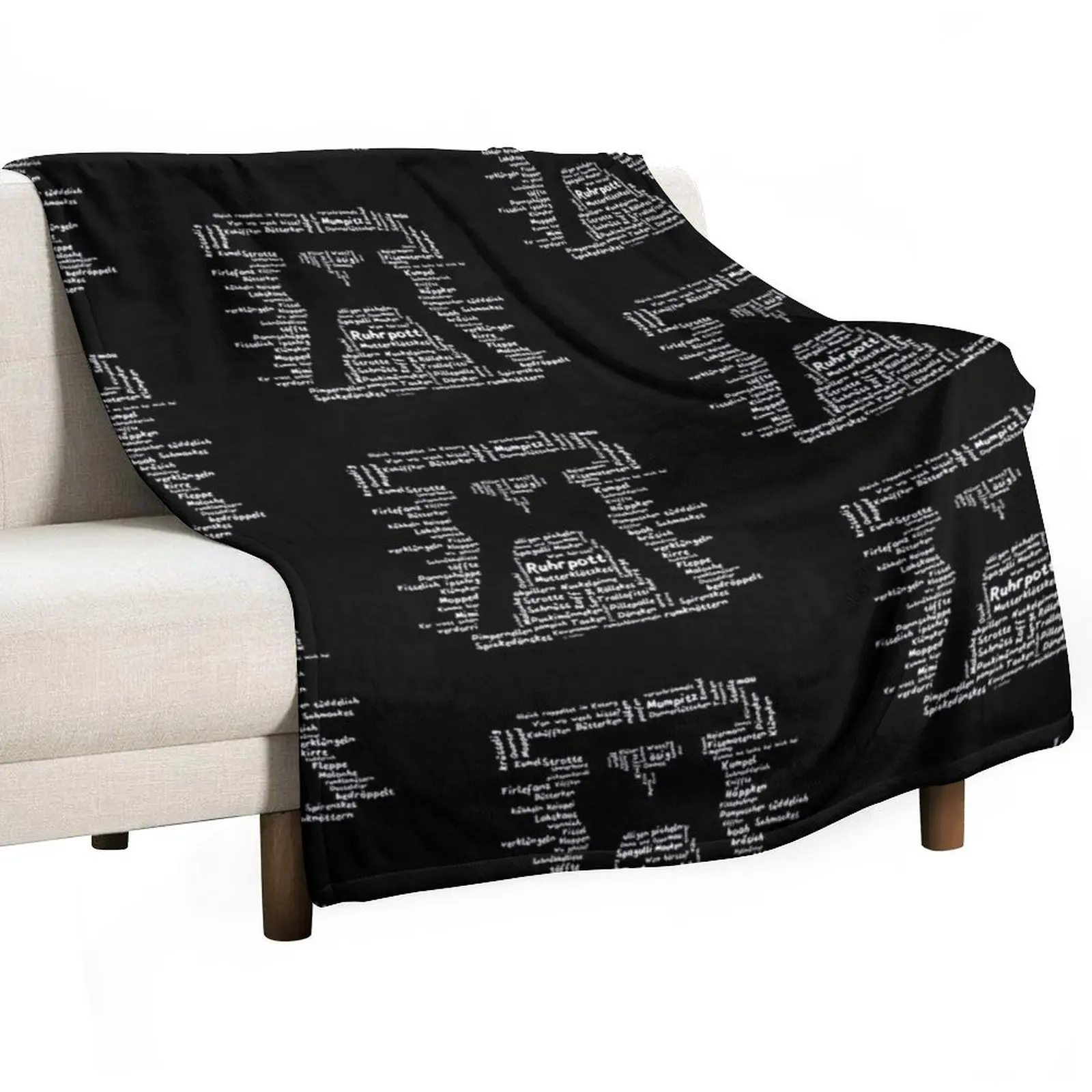 Dialect in form - coal mine II Throw Blanket Moving Loose Blankets