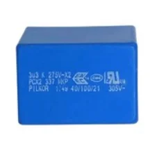 2PCS 2u2 3u3  K 275V X2 PCX2 337 MKP 2.2UF 3.3UF 2200NF 3300NF  225K 335K  P=27.5mm Film Capacitor