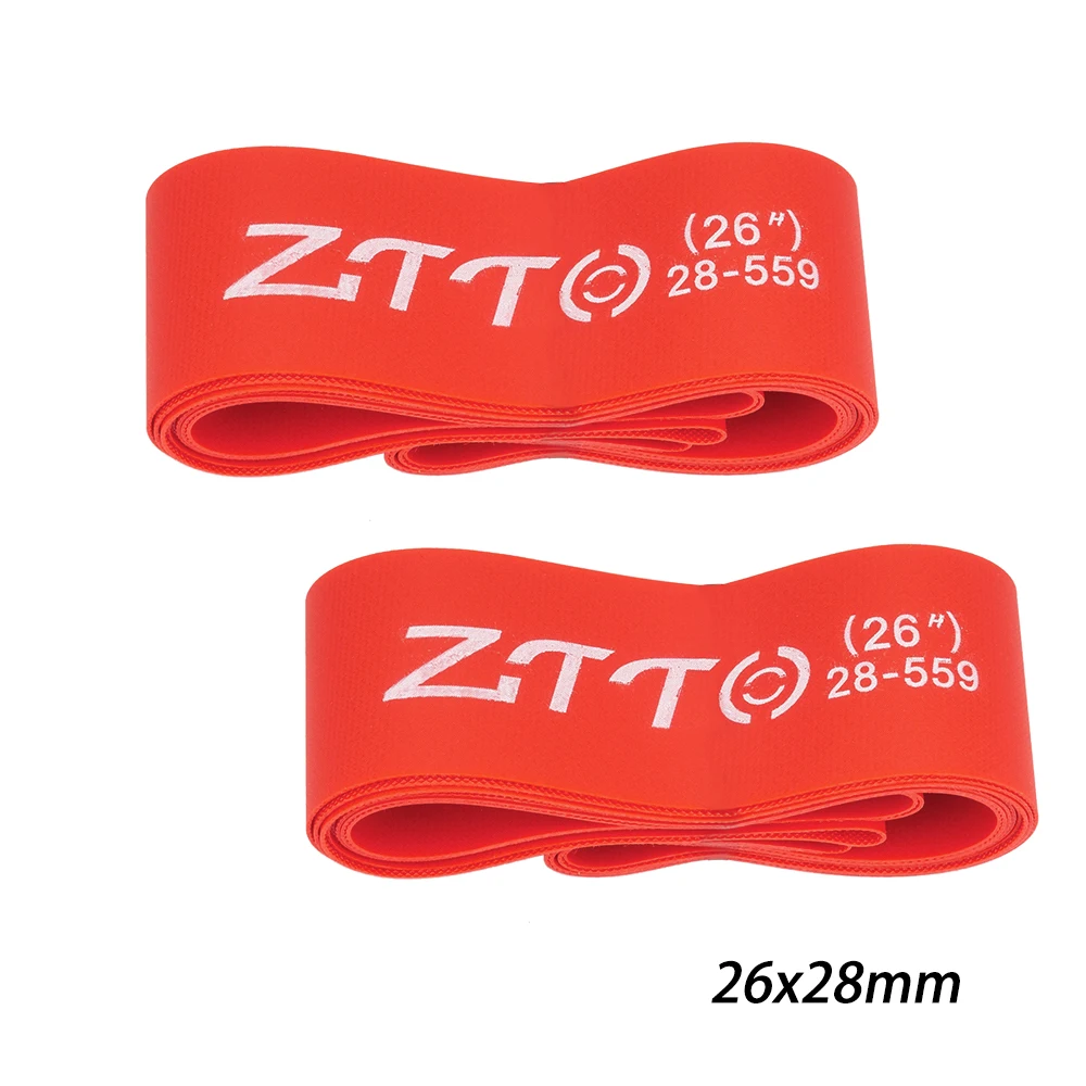 ZTTO 2 Stück Fahrrad Nylon Felgenbänder Felgenstreifen für 14 16 18 20 22 24 26 27,5 29 Zoll 700c MTB Mountain Road Fahrrad Klappreifen